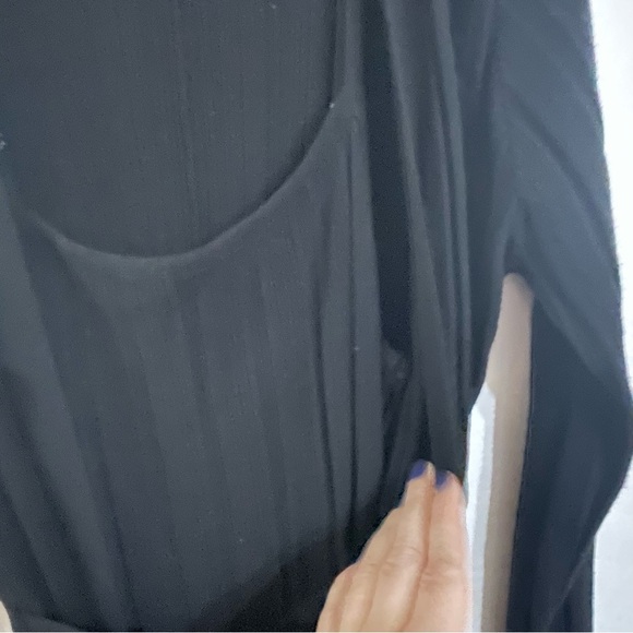 House of Harlow 1960 sweater dress and cardigan black medium - Picture 5 of 10